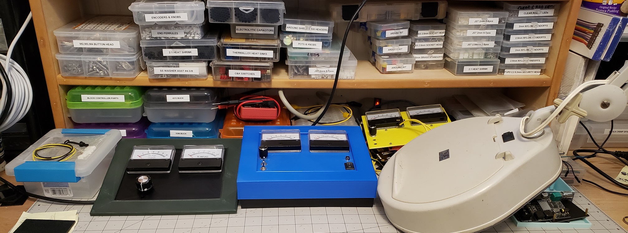 electronics bench desktop